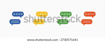 Story Icon Set Color Multiple Style Collection