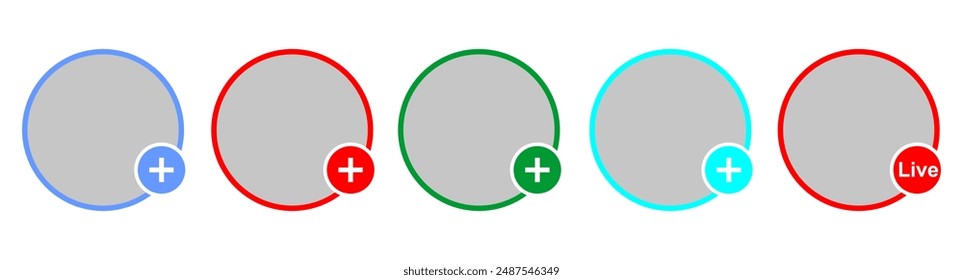 story social media stories icon