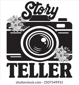 Story Teller t shirt design vector file