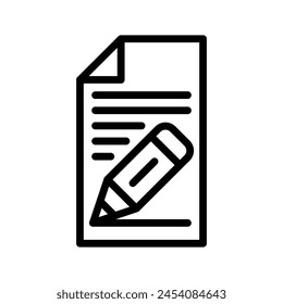 story vector line icon symbol