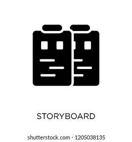 Storyboard icon. Storyboard symbol design from Cinema collection. Simple element vector illustration on white background.