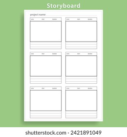 storyboard template vector simple  background 