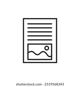 Storyboardline icon. vector illustration. EPS10