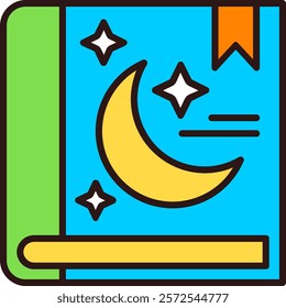 Storybook Flat Style Sample EPS Icon