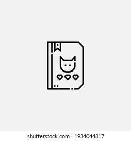 Storybook icon sign vector,Symbol, logo illustration for web and mobile
