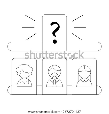 Storytelling game pixel perfect linear icon. Entertaining family pastime. Game night activity thin line customizable illustration. Contour symbol. Vector isolated outline drawing. sstkTechnology