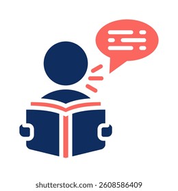 Storytelling Icon Element for Design