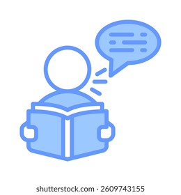 Storytelling Icon Element for Design