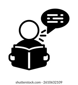 Storytelling Icon Element for Design