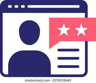 Storytelling Icon Fill Vector Illustration