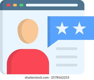 Storytelling Icon Flat Vector Illustration