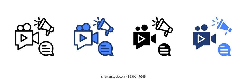 Storytelling icon sheet colección de estilos múltiples