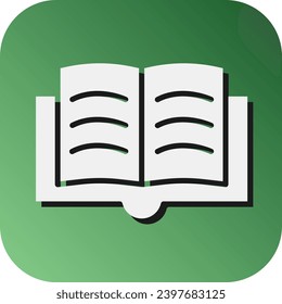 Storytelling Vector Glyph Gradient Background Icon For Personal And Commercial Use.
