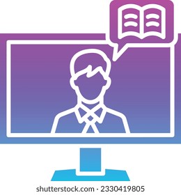 Storytelling vector icon. Can be used for printing, mobile and web applications.