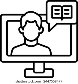 Icono de Vector de narración. Se puede utilizar para la impresión, aplicaciones móviles y de Web.