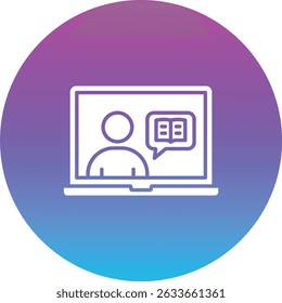 Storytelling vector icon. Can be used for printing, mobile and web applications.