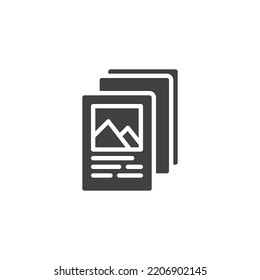 Storytelling vector icon. filled flat sign for mobile concept and web design. storytelling glyph icon. Symbol, logo illustration. Vector graphics