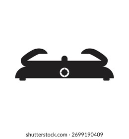 stove cooking siple logo template icon illustration design