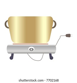 Stove and copper-boiler