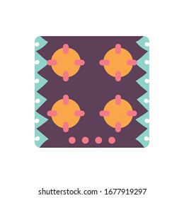 stove flat style icon design, Cook kitchen Eat food restaurant home menu dinner lunch cooking and meal theme Vector illustration