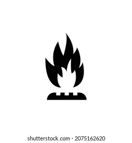 Gasbrenner-Vektorsymbol
