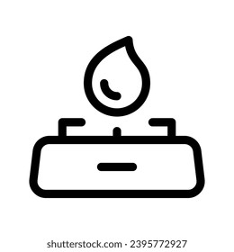 Stove Gas Icon Vector Symbol Design Illustration