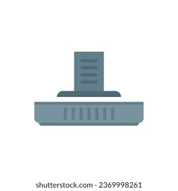 Stove hood icon flat vector. Room furniture. Modern house isolated