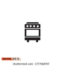 Stove Icon Design Vector Illustration Template Stock Vector (royalty 