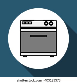 stove icon design , vector illustration