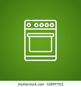  Stove icon Flat.