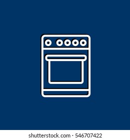  Stove icon Flat.