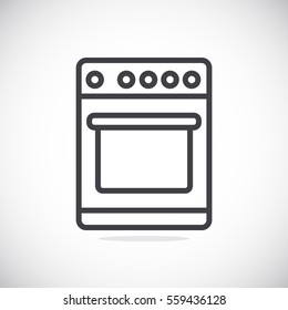  Stove icon Flat.