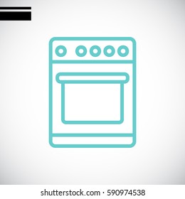  Stove icon Flat.