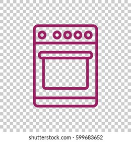  Stove icon Flat.