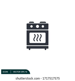 Icono de la estufa elemento de diseño vectorial eps 10 