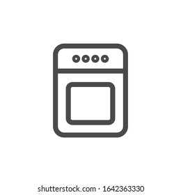 Stove icon isolated on white background. Oven symbol modern, simple, vector, icon for website design, mobile app, ui. Vector Illustration
