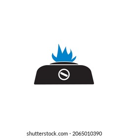 Vektordesign von Stove-Symbol