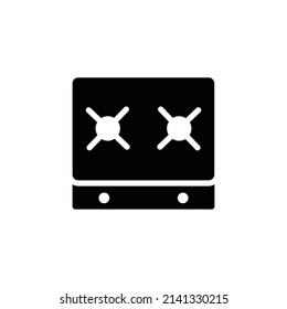 icono de la estufa nuevo vector simple