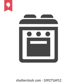 stove icon vector