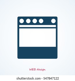 stove icon, vector best flat icon, EPS