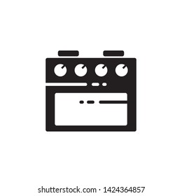 stove icon vector cooking symbol logo template