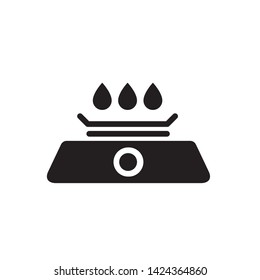stove icon vector cooking symbol logo template