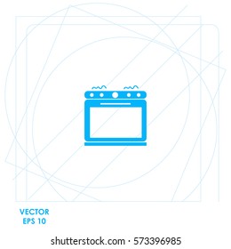 Stove  icon. Vector design.