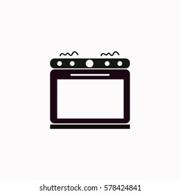 Stove  icon. Vector design.