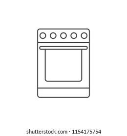 Stove icon. Vector illustration.