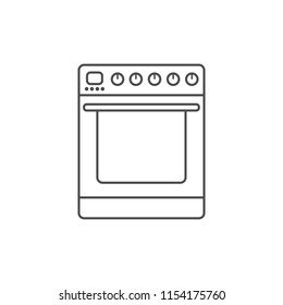 Stove icon. Vector illustration.