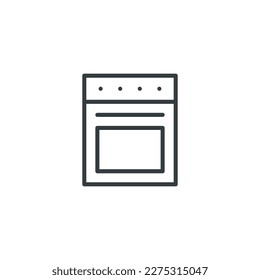 Stove icon, stove vector illustration