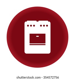 Stove icon. Vector illustration eps 10.
