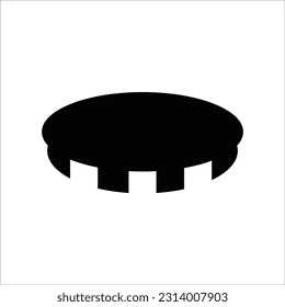 stove icon vector illustration logo design