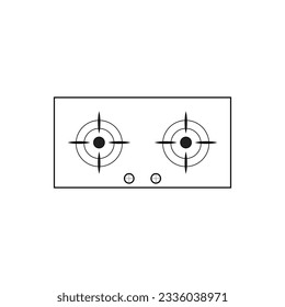 stove icon vector illustration logo design